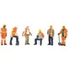Bachmann 33106 HO Construction Worker Figures (Set of 6) - Model Train Junction: Quality Parts and Art Supplies