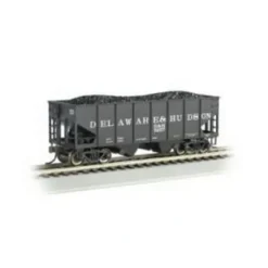 Bachmann 19505 HO Delaware & Hudson 55-Ton Outside-Braced Hopper w/Load #5257 - Model Train Junction: Quality Parts and Art Supplies