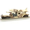 Bachmann 18344 HO Desert Military 52' Depressed Center Flat Car w Missile - Model Train Junction: Quality Parts and Art Supplies