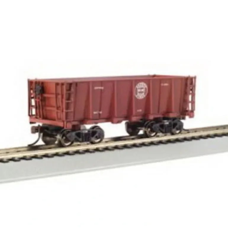 Bachmann 18644 HO Duluth, Missabe & Iron Range Ore Car (yellow, red) - Model Train Junction: Quality Parts and Art Supplies