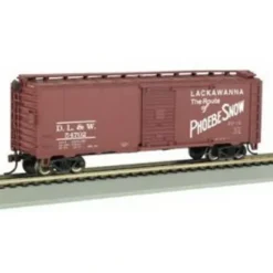 Bachmann 17044 HO Erie-Lackawanna 40' Steel Boxcar #54702 - Model Train Junction: Quality Parts and Art Supplies