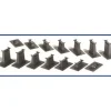 Bachmann 44471 HO E-Z Track Graduated Pier (Set of 14) - Model Train Junction: Quality Parts and Art Supplies