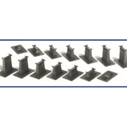 Bachmann 44471 HO E-Z Track Graduated Pier (Set of 14) - Model Train Junction: Quality Parts and Art Supplies
