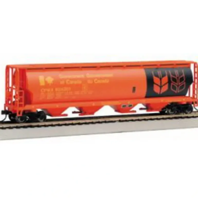 Bachmann 19134 HO Government of Canada 4-Bay Cylindrical Grain Hopper - Model Train Junction: Quality Parts and Art Supplies
