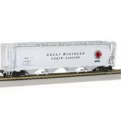 Bachmann 19111 HO Great Northern 4 Bay Cylindrical Grain Hopper - Model Train Junction: Quality Parts and Art Supplies