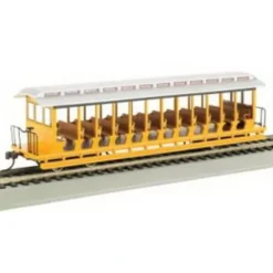 Bachmann 19348 HO Jackson Sharp Open-Side Excursion Car w/Seats - Model Train Junction: Quality Parts and Art Supplies