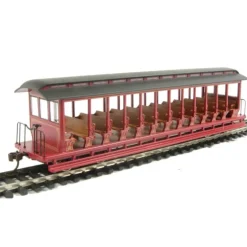 Bachmann 19347 HO Jackson Sharp Open-Side Excursion Car - Model Train Junction: Quality Parts and Art Supplies