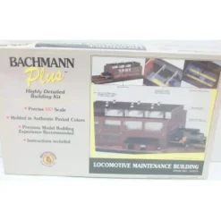 Bachmann 15115 HO Locomotives Maintenance Building Kit - Model Train Junction: Quality Parts and Art Supplies