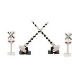 Bachmann 42200 HO Non-Operating 6-Crossing Signal & 3-Pairs of Gates - Model Train Junction: Quality Parts and Art Supplies