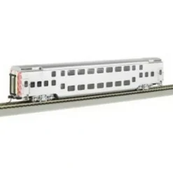 Bachmann 13249 HO Painted & Unlettered Double-Deck Push/Pull Commuter Car - Model Train Junction: Quality Parts and Art Supplies