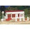 Bachmann 45174 HO Plasticville Gas Station Kit - Model Train Junction: Quality Parts and Art Supplies