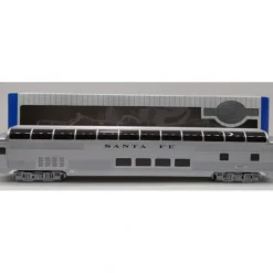 Bachmann 13002 HO Santa Fe 85' Budd Full Dome Passenger Car #507 - Model Train Junction: Quality Parts and Art Supplies