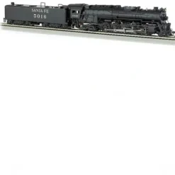 Bachmann 51203 HO Santa Fe 2-10-4 Santa Fe Tender w/DCC Steam Locomotive #5016 - Model Train Junction: Quality Parts and Art Supplies