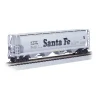 Bachmann 19102 HO Santa Fe Canadian 4 Bay Cylindrical Grain Hopper - Model Train Junction: Quality Parts and Art Supplies