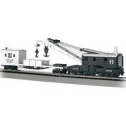 Bachmann 16102 HO Santa Fe 250-Ton Steam Crane and Boom Tender - Model Train Junction: Quality Parts and Art Supplies