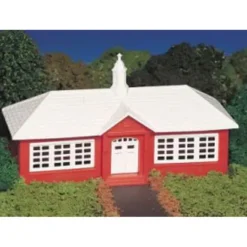 Bachmann 45133 HO School House Building Kit - Model Train Junction: Quality Parts and Art Supplies