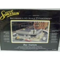 Bachmann 88005 HO Spectrum Scale Bus Station Cityscenes Kit - Model Train Junction: Quality Parts and Art Supplies