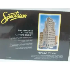 Bachmann 88007 HO Spectrum Trade Tower Building Kit - Model Train Junction: Quality Parts and Art Supplies