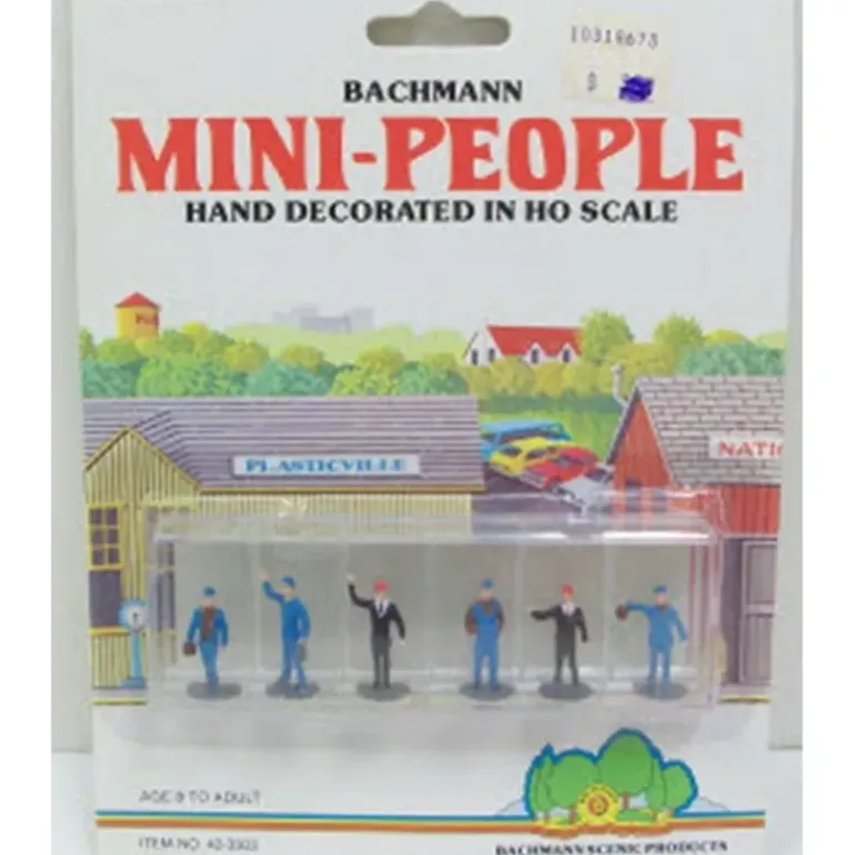 Bachmann 3303 HO Train Crew Figures (Set of 6) - Model Train Junction: Quality Parts and Art Supplies