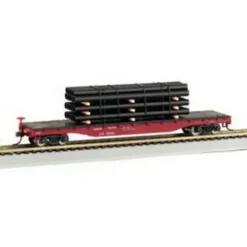 Bachmann 18923 HO Union Pacific 50' Flatcar w/Crated Load - Model Train Junction: Quality Parts and Art Supplies