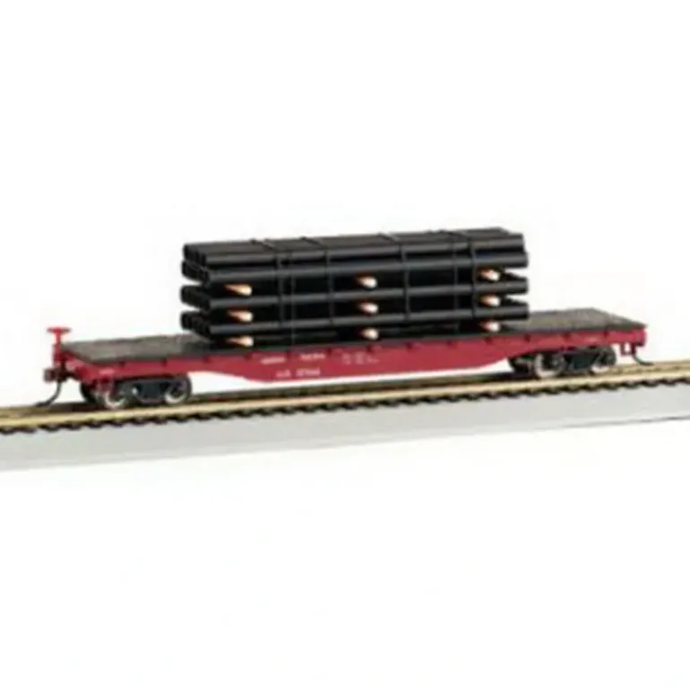 Bachmann 18923 HO Union Pacific 50' Flatcar w/Crated Load - Model Train Junction: Quality Parts and Art Supplies