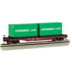 Bachmann 18921 HO Union Pacific 50' Flatcar w/Steel Beam Load - Model Train Junction: Quality Parts and Art Supplies