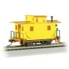 Bachmann 18447 HO Unlettered Wood 4-Wheel Bobber Caboose (Yellow) - Model Train Junction: Quality Parts and Art Supplies