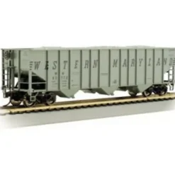 Bachmann 18737 HO Western Maryland Bethlehem Steel 100 Ton 3 Bay Hopper #63834 - Model Train Junction: Quality Parts and Art Supplies