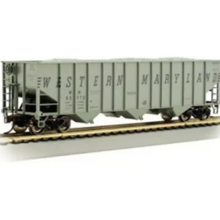 Bachmann 18737 HO Western Maryland Bethlehem Steel 100 Ton 3 Bay Hopper #63834 - Model Train Junction: Quality Parts and Art Supplies