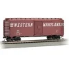 Bachmann 17041 HO Western Maryland 40' Boxcar #25124 - Model Train Junction: Quality Parts and Art Supplies