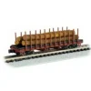 Bachmann 18351 N 1906-1935 Version ACF 40' Log Car - Model Train Junction: Quality Parts and Art Supplies