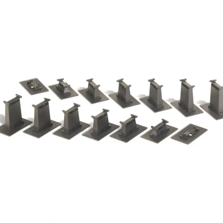 Bachmann 44871 N E-Z Track Graduated Pier (Set of 16) - Model Train Junction: Quality Parts and Art Supplies