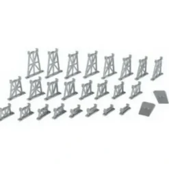 Bachmann 42523 N Graduated Trestle (Set of 26) - Model Train Junction: Quality Parts and Art Supplies