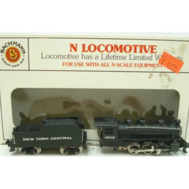 Bachmann 51570 N New York Central 2-6-2 Prairie Steam Locomotive & Tender #1905 - Model Train Junction: Quality Parts and Art Supplies