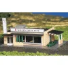 Bachmann 45804 N Plasticville Assembled Drive-In Bank - Model Train Junction: Quality Parts and Art Supplies
