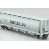 Bachmann 19152 N Santa Fe 4 Bay Cylindrical Grain Hopper - Model Train Junction: Quality Parts and Art Supplies