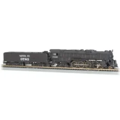 Bachmann 58152 N Santa Fe 4-8-4 Northern Steam Loco w/52' Tender #3783 - Model Train Junction: Quality Parts and Art Supplies