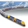 Bachmann 24010 N Scale Alaska McKinley Explorer Diesel Starter Train Set - Model Train Junction: Quality Parts and Art Supplies