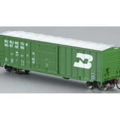 Bachmann 19656 N Scale Burlington Northern ACF 50' with Sliding-Door Boxcar - Model Train Junction: Quality Parts and Art Supplies