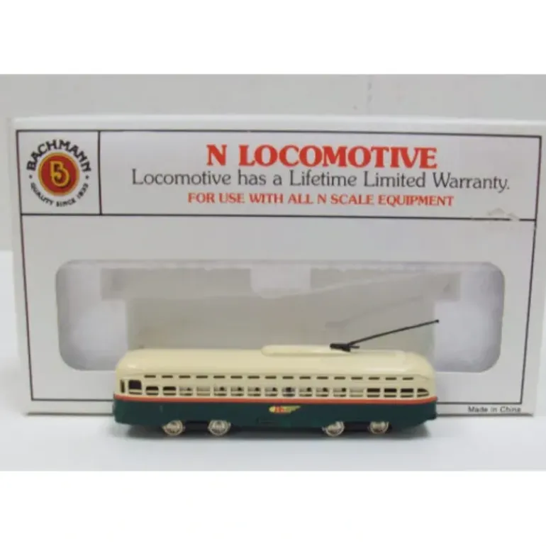 Bachmann 62995 N Scale PCC Trolley - Model Train Junction: Quality Parts and Art Supplies