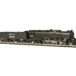 Bachmann 58052 N Scale Santa Fe 4-8-4 Steam Locomotive & 52' Tender #3780 - Model Train Junction: Quality Parts and Art Supplies