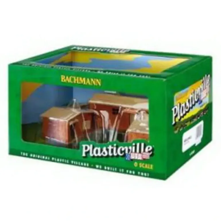 Bachmann 45306 O Plasticville Built-Up HobO Plasticville Jungle Buildings - Model Train Junction: Quality Parts and Art Supplies