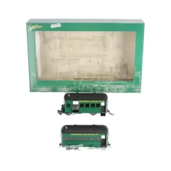 Bachmann 28457 On30 Greenbrier & Big Run Lumber Co. Railbus & Trailer w/DCC - Model Train Junction: Quality Parts and Art Supplies