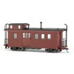 Bachmann 26798 On30 Oxide Red Side Door Wooden Caboose with Interior Light - Model Train Junction: Quality Parts and Art Supplies