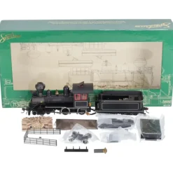 Bachmann 28306 On30 Painted & Unlettered 4-4-0 American Steel Cab w/DCC Loco - Model Train Junction: Quality Parts and Art Supplies