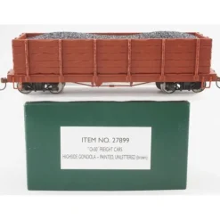 Bachmann 27899 On30 Painted & Unlettered High Side Gondola w/Load (brown) - Model Train Junction: Quality Parts and Art Supplies