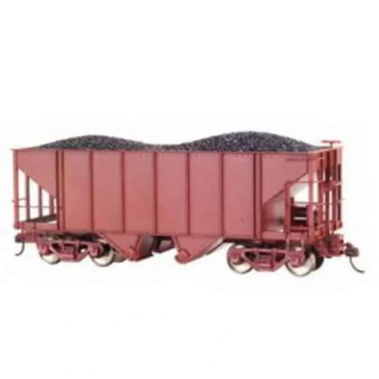 Bachmann 27999 On30 Painted & Unlettered 2-Bay Steel Hopper (Oxide Red) - Model Train Junction: Quality Parts and Art Supplies