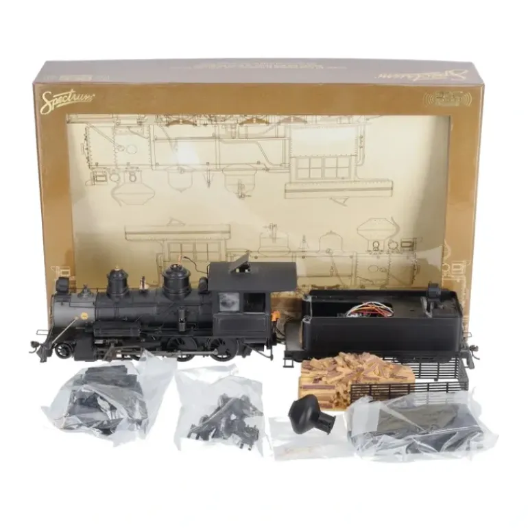 Bachmann 28902 On30 Painted & Unlettered 4-6-0 Wood Cab w/Sound & DCC - Model Train Junction: Quality Parts and Art Supplies