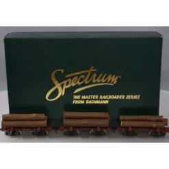 Bachmann 27391 On30 Scale Skeleton Log Car Set with Logs - Model Train Junction: Quality Parts and Art Supplies