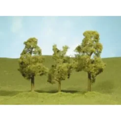 Bachmann 32009 3"-4" Sycamore Trees Scene Scapes (Pack of 3) - Model Train Junction: Quality Parts and Art Supplies